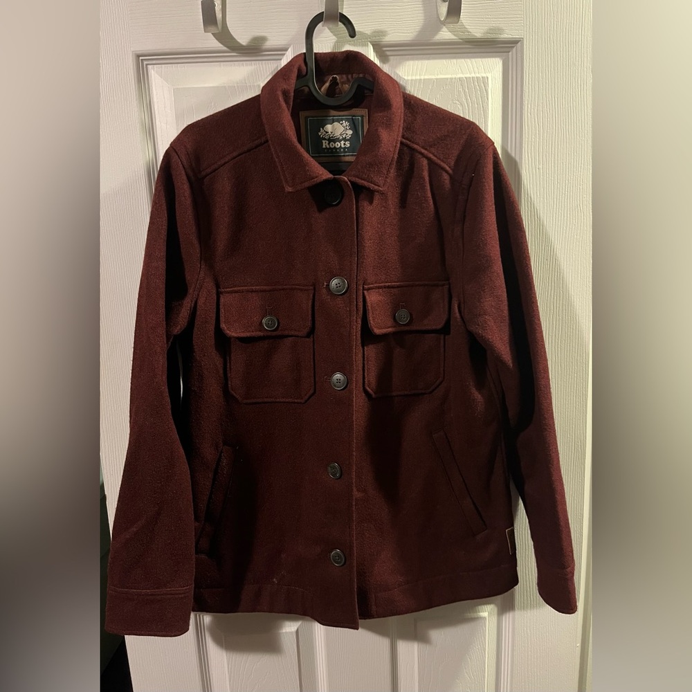 Roots Women’s Maroon Jacket - Size Medium